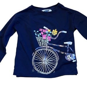 Long sleeve top with Bike design